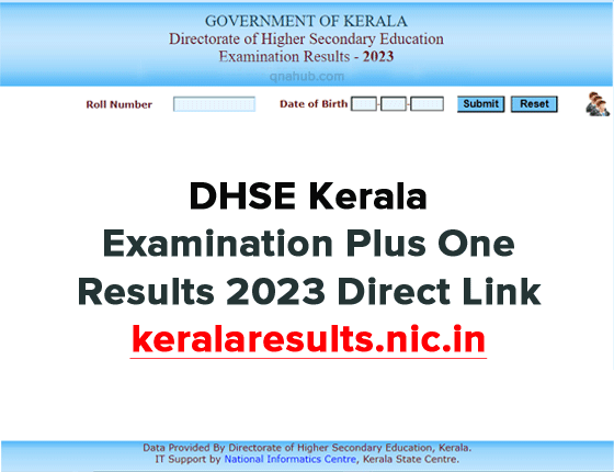 dhse-kerala-plus-one-result